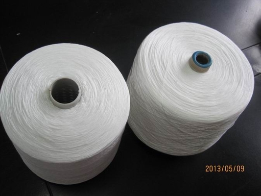 100% 30s/3 Polyester Ring Spun Yarn For Jeans , Jacket , Bag