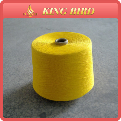 Dope 100% Polyester Ring Spun Polyester Yarn / Knitting Yarn