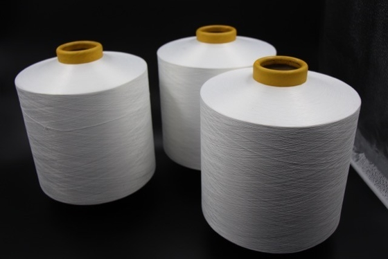 Ring Spun Virgin Polyester Weaving Yarn Uv Sun Shield 150D/144F A Grade
