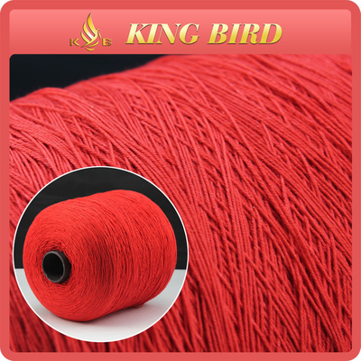 Dyed Red polyester Sewing Machine Thread Spun Ring Yarn for Industry